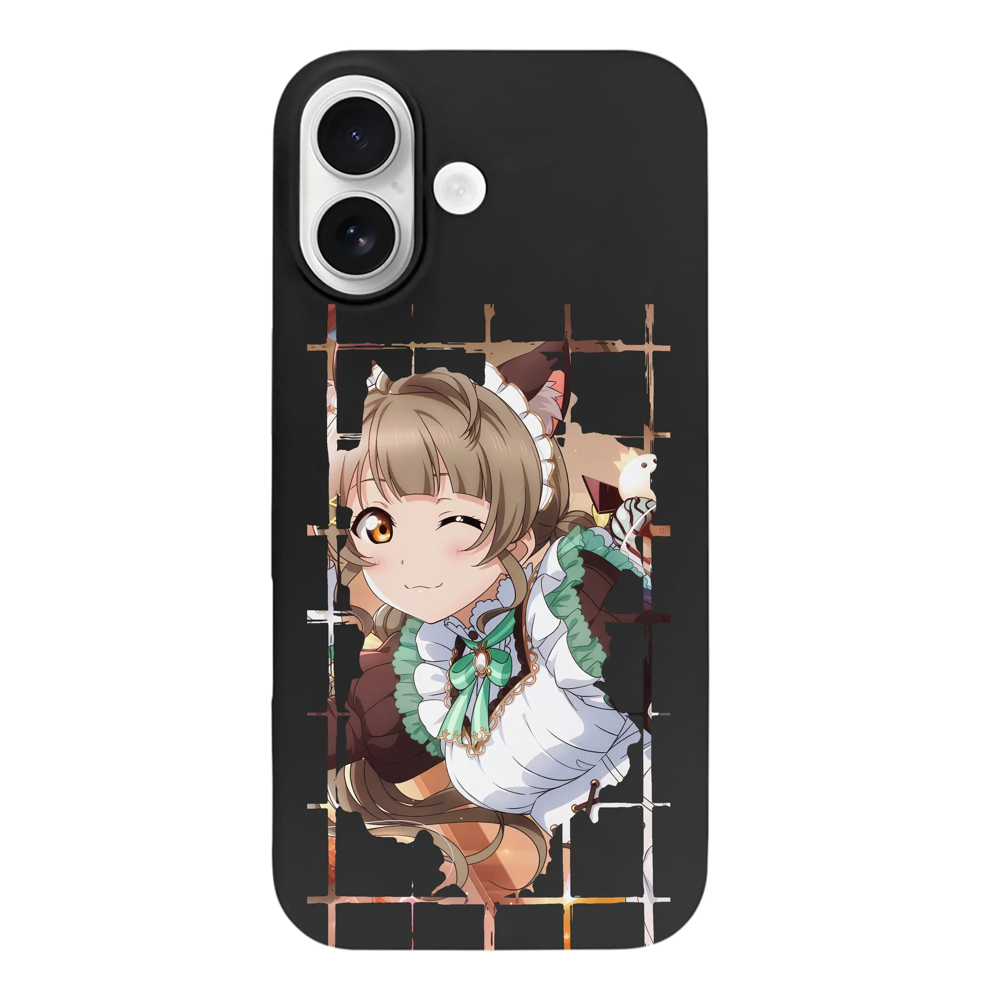 Love Live! グッズ,南ことり - iPhone 17 シリーズ シリコンケース 薄型 耐衝撃 指紋防止 ソフトタッチカバー 精密フィット 傷防止 保護ケース iPhone 17/17 Air/17 Pro/17 Pro Max 対応